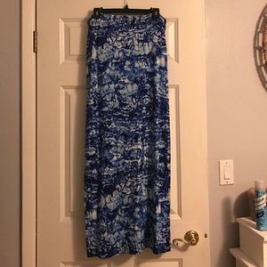 Michael Kors blue maxi skirt ||L|| worn once