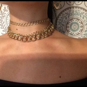 Gold Chain Choker