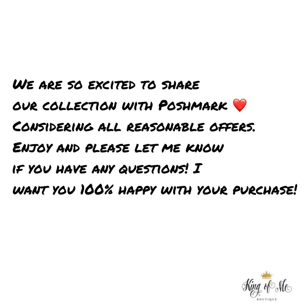 We will consider all reasonable offers.