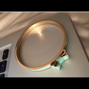 Kate Spade turquoise bow bracelet