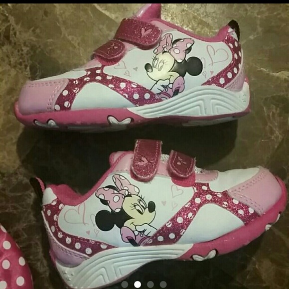 Minnie mouse shoe set toddler girl 6 18/24 month - Picture 2 of 4
