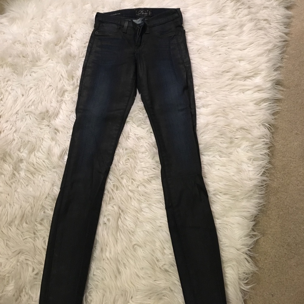 Coated denim skinny!!