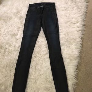 Coated denim skinny!!