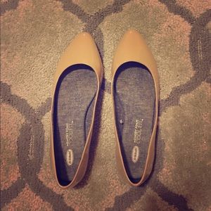 Dr Scholls Memory Foam Cool Fit Nude Flats