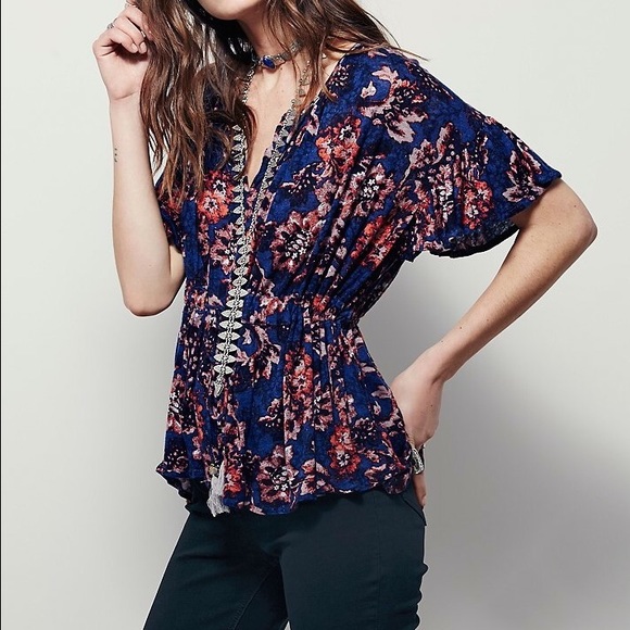 Free People Blouse Size XS - Picture 1 of 3