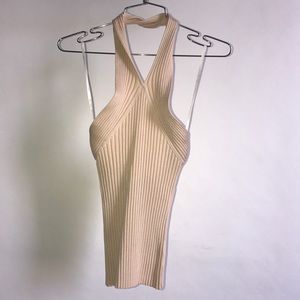 BEBE HALTER TOP