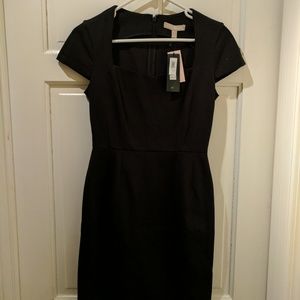 Banana Republic Black Sweetheart Neckline Dress