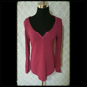 Lucky Brand Pink Long Sleeved Shirt
