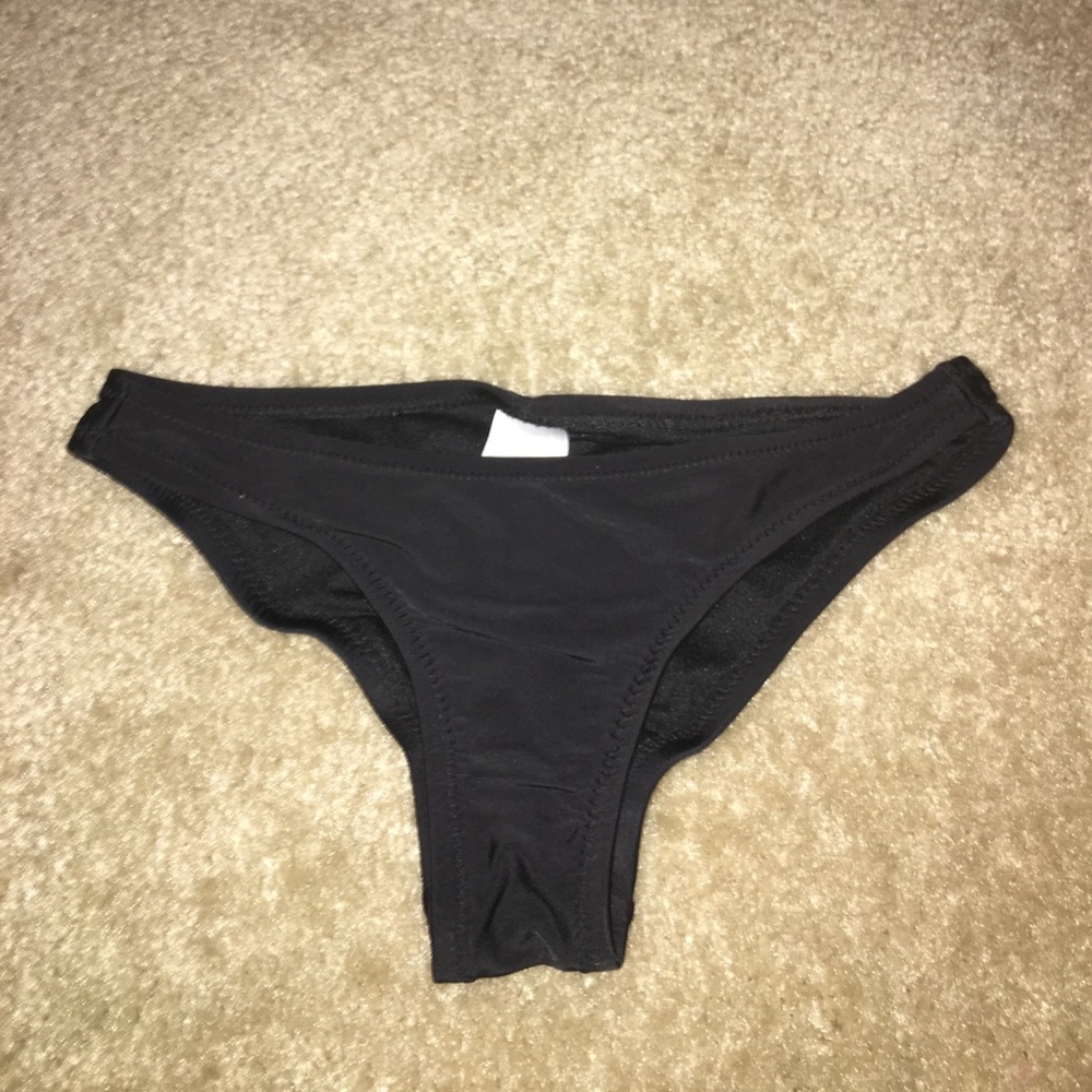Black bikini bottoms