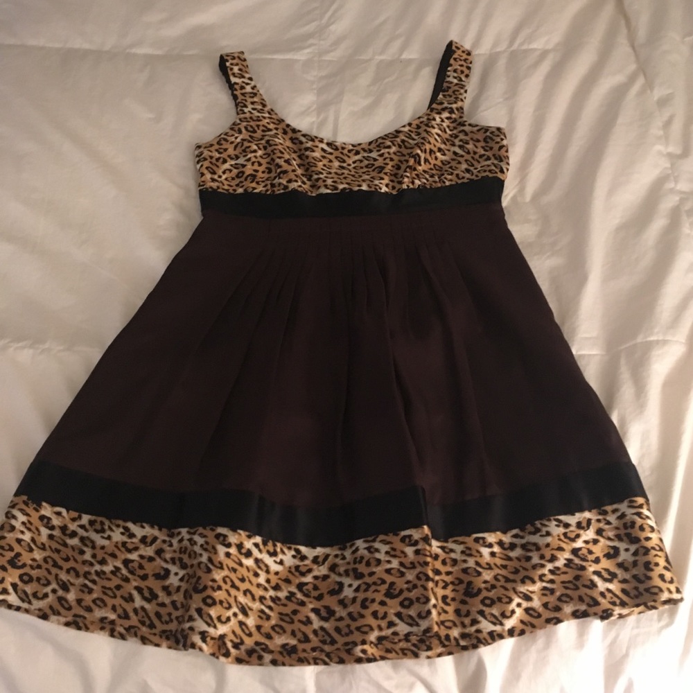 Animal Print Party Dress