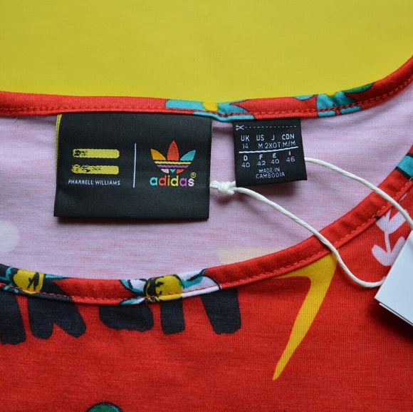 Adidas Artist 3 Stripes Crop Top Tank Top NWT New - Picture 7 of 8