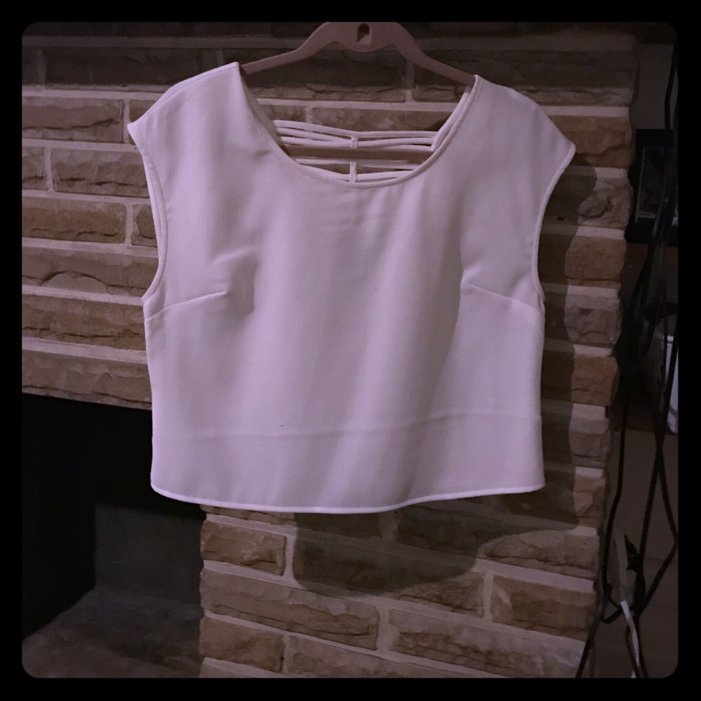 White Crop Top