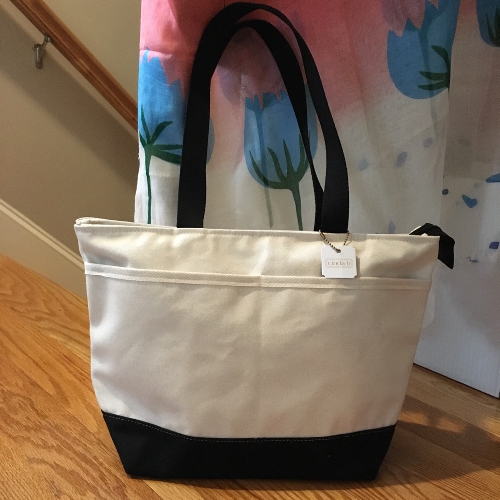 SALE Cinda B. Canvas Tote - Picture 2 of 2