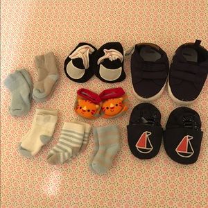 Baby boys socks & shoes