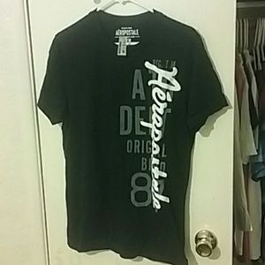 BLACK AEROPOSTLE TEE SHIRT