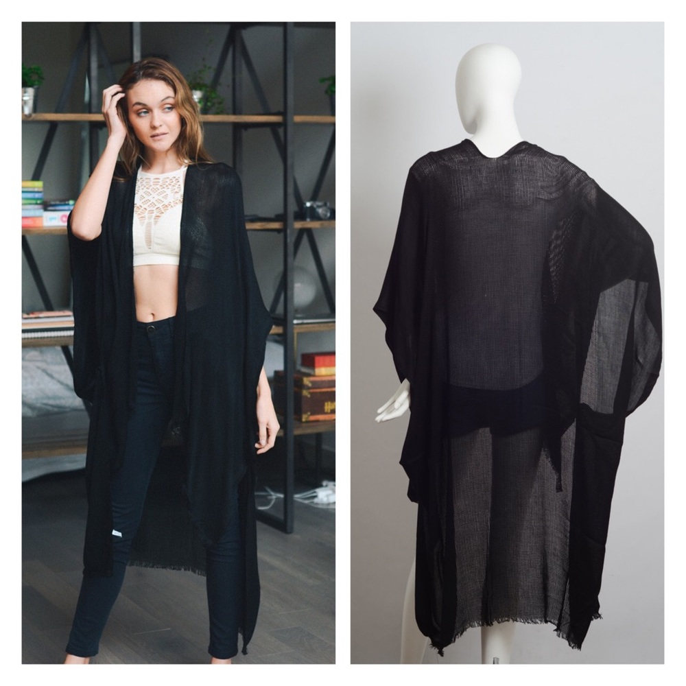 Just In- Bohemian Kimono Cardigan - Picture 3 of 4