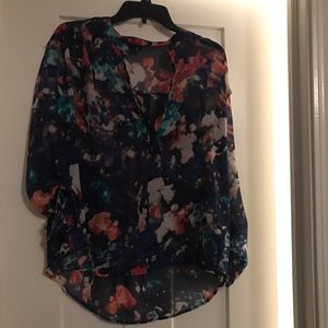 Graphic print blouse