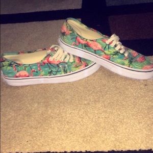 Vans flamingo shoes.