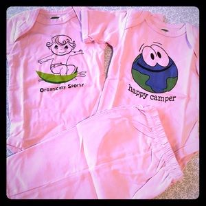 NIP The Green Creation Organic Pink Bundle 3-pc