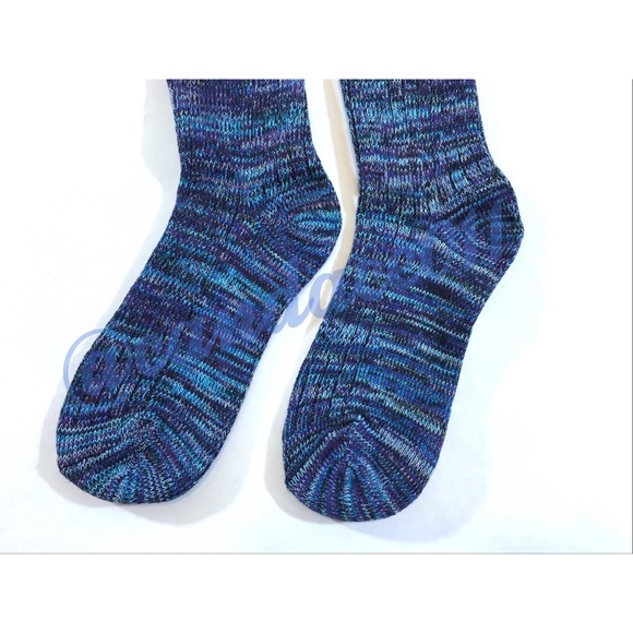⭐️5 STAR rated!⭐️ Lace Top Sock (Blue) - Picture 4 of 5