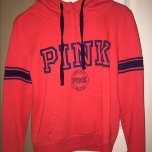 Victoria's Secret cowl-neck half-zip hoodie