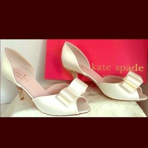New Sela Kate Spade ♠️ Bridal Heel Pump