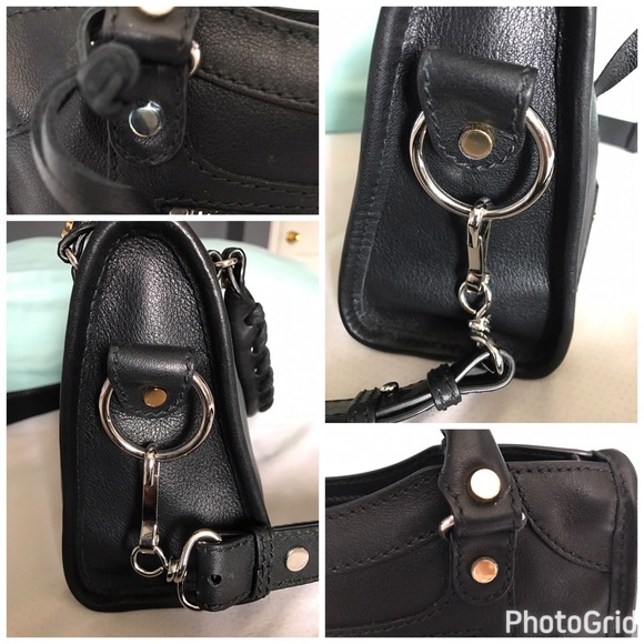 Balenciaga Mini City Amp Plate in Black Color - Picture 3 of 4
