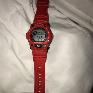 G-Shock Men's red watch