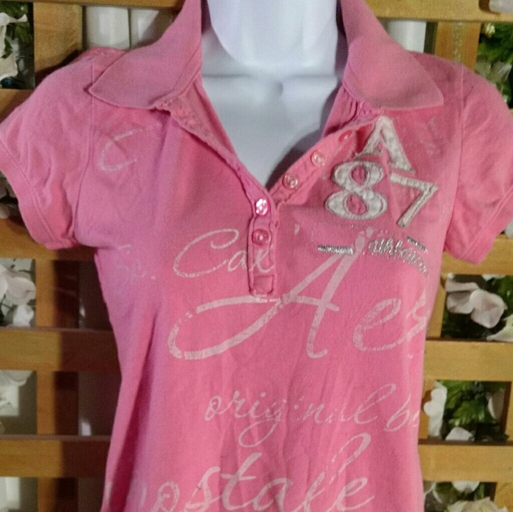 Pink Collar Aero shirt