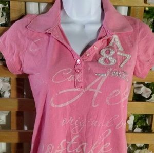 Pink Collar Aero shirt