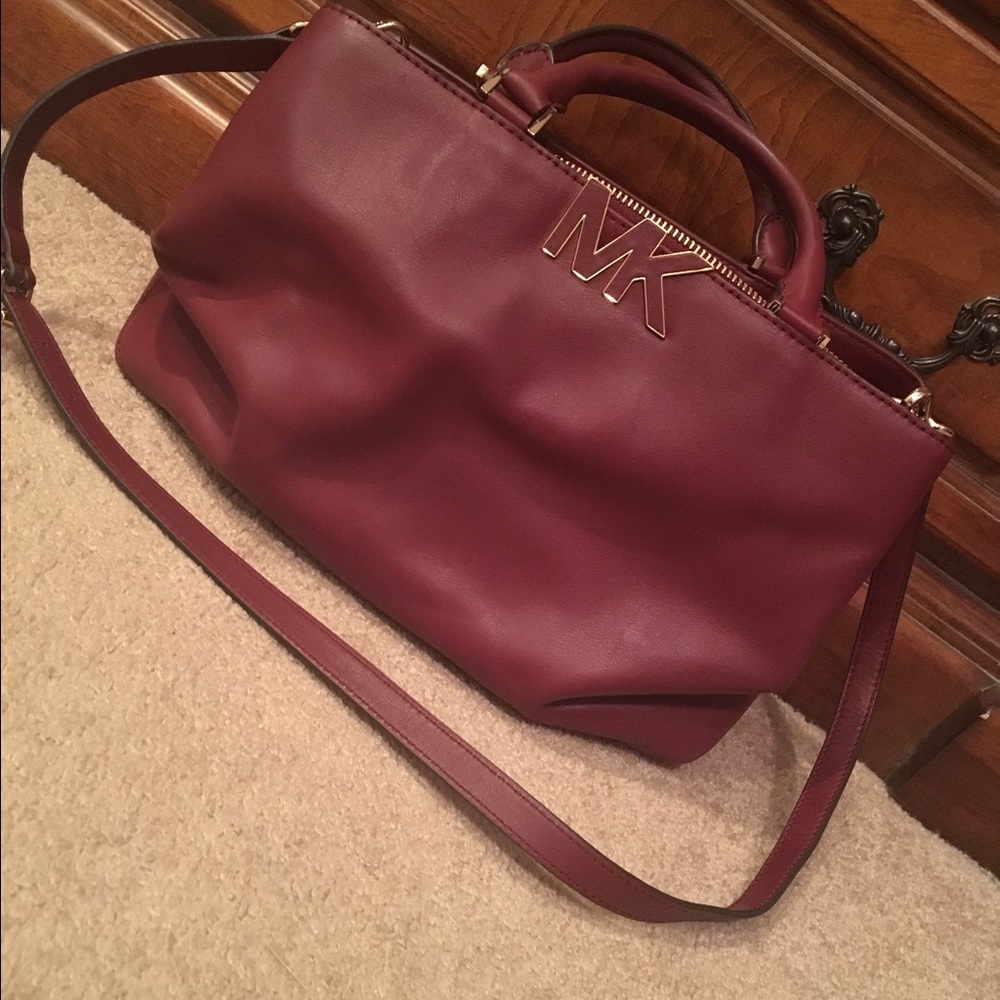 MK Burgundy tote