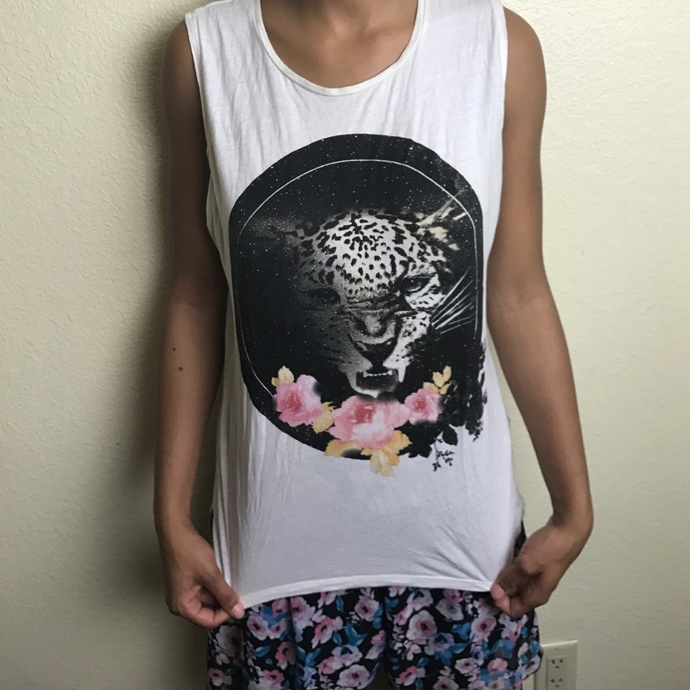 White Cheetah Tank