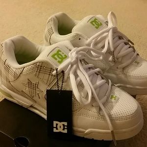 DC Command Lime Plaid Old School shoes, size 9.5