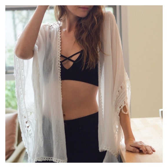 New Arrival- Crochet Tassel Bohemian Cardigan - Picture 2 of 4