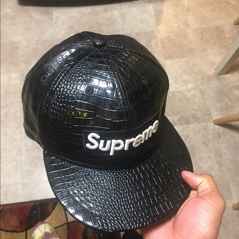 Leather Supreme Hat