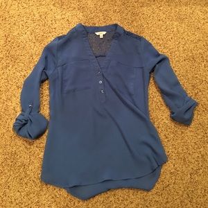 Small blue blouse