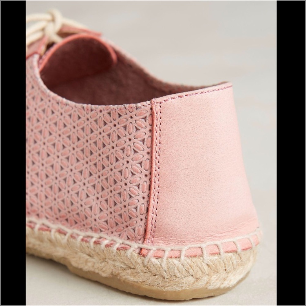 Anthropologie Perforated Leather Sneakers - Picture 5 of 6
