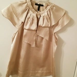 BCBG Champagne Blouse