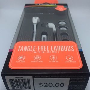 Polaroid Tangle Free Earbuds