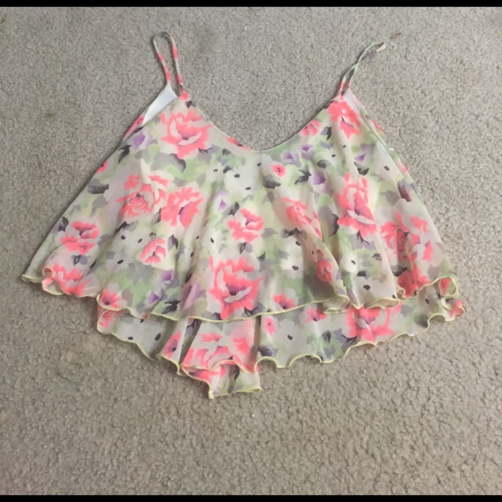 Floral croptop