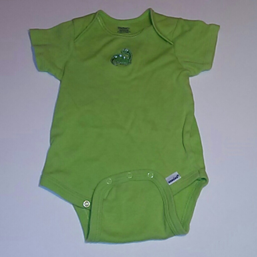 Carter's. Bodysuit Green Dinosaur