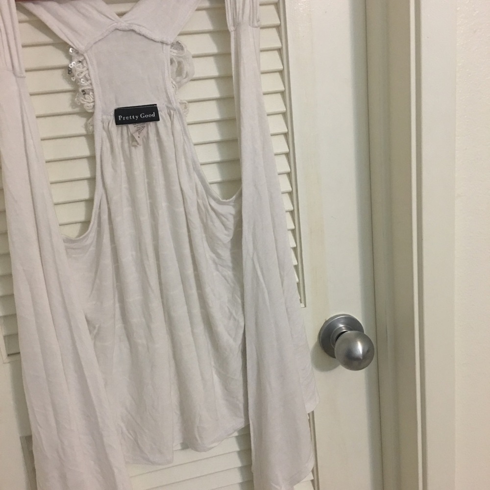 Cardigan sleeveless