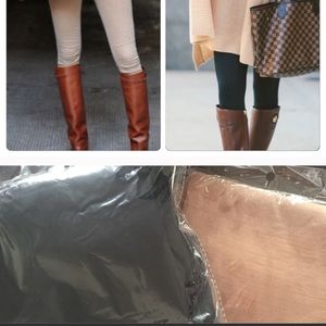 Re- posh of tan fleece lined leggings