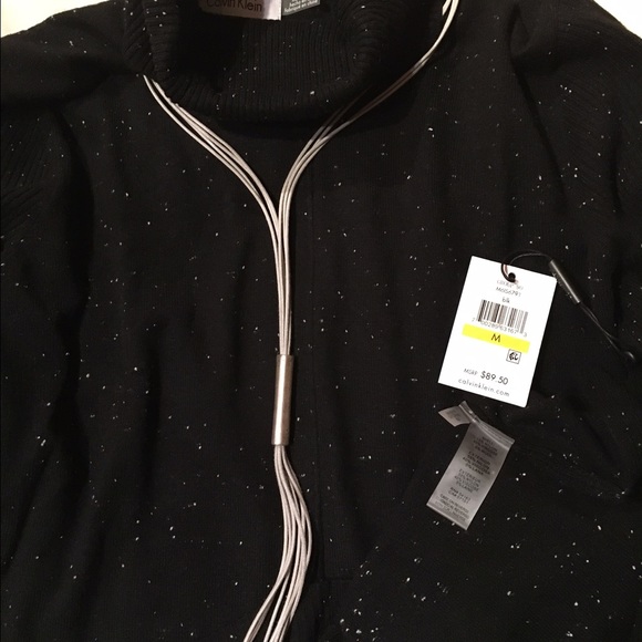 Calvin Klein turtleneck with fleck detail, New w/out tag - Picture 4 of 4