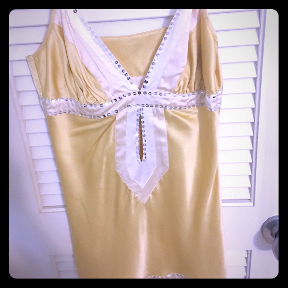 Yellow Bebe top