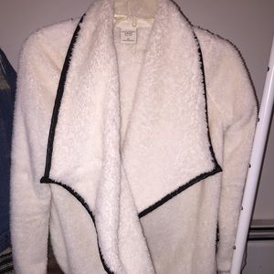 Abercrombie and Fitch fuzzy sweater/jacket