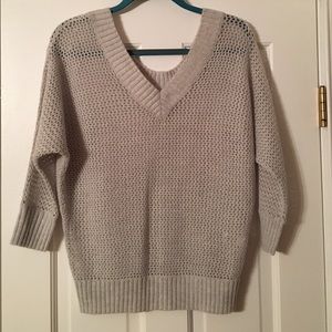 Express Gray Knit Sweater