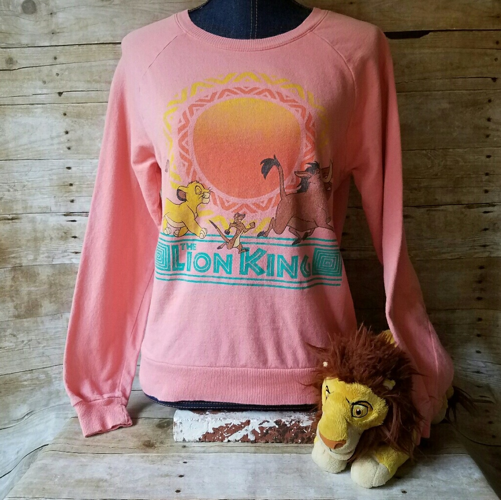 LION KING SWEATER WOMENS MEDIUM
