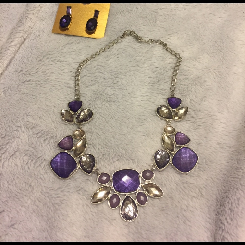 Statement Necklace and Earrings