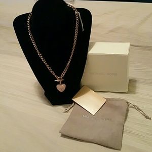 MK rosegold necklace